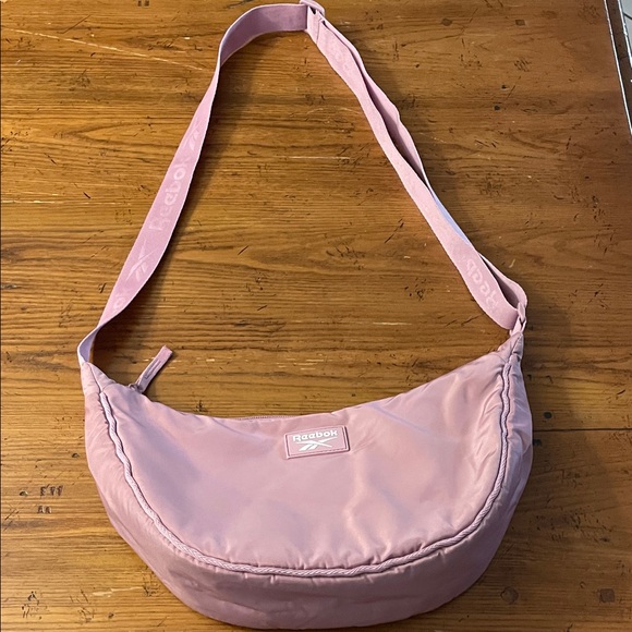 Reebok Handbags - Reebok Light Pink Crescent Shoulder/Crossbdy Bag